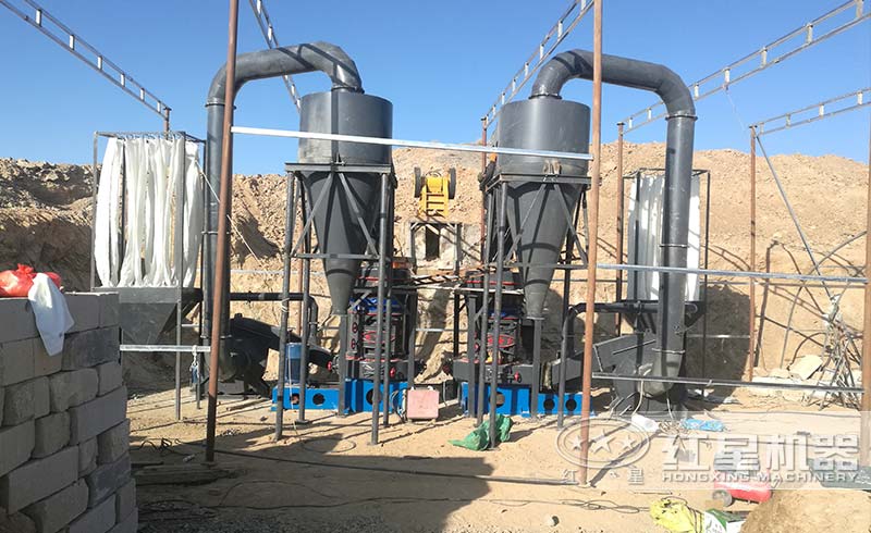 雷蒙磨生產線安裝現場 雷蒙磨生產線安裝現場