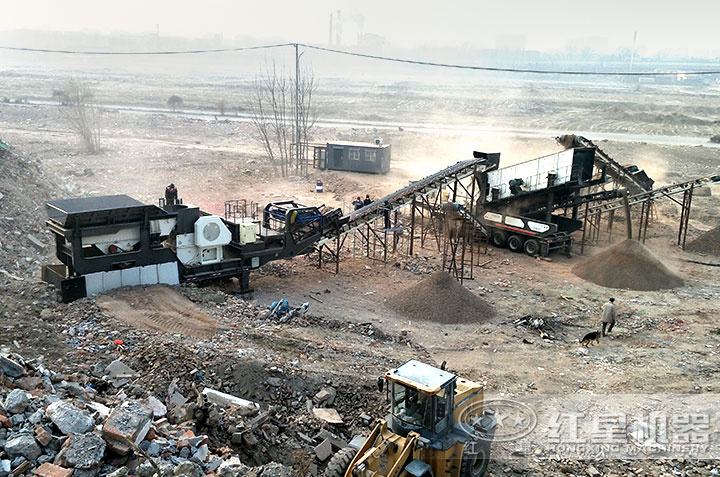 移動制砂生產線 移動制砂生產線